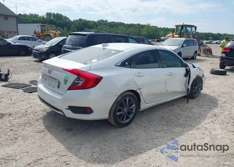 2019 Honda Civic Ex-L из США, поврежденный, VIN JHMFC1F71KX007561